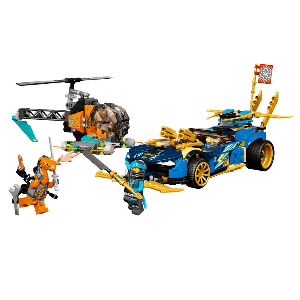 Amazon.com: LEGO Ninjago Jay and NYA's Race Car EVO 71776 Building