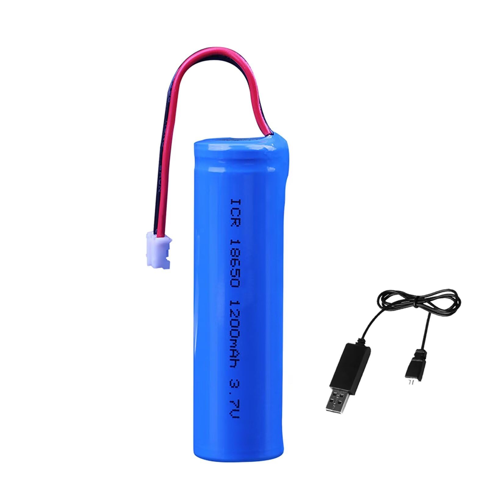 Amazon.com: XYHJUAS 3.7V 1200mAh Li-ion Battery Pack 18650 * 1