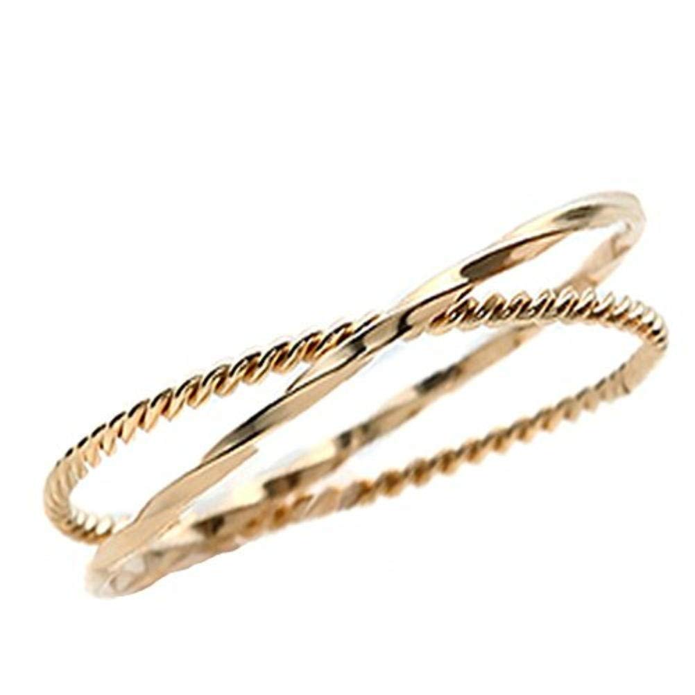 Amazon | [AM1616] サイズ 7号 指輪 k18 レディース 女性 18金 リング