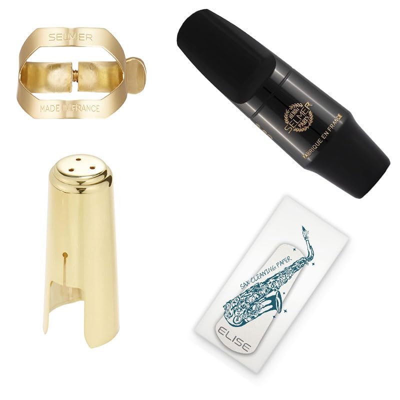 美品☆S80 ソプラノサックス用マウスピース 金キャップ&金メッキ