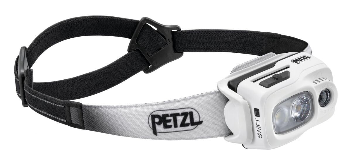 Amazon.com : PETZL Swift RL Headlamp - White (Legacy) : Sports