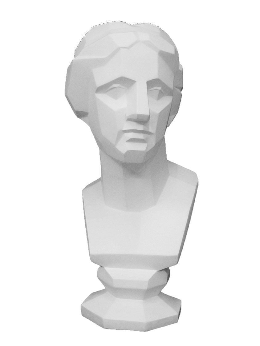 Amazon.co.jp: 石膏像 K－161 ミロ島ヴィーナス胸像（角） H