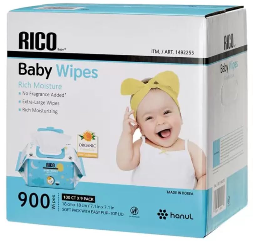Amazon.co.jp: コストコ RICO 赤ちゃん用 おしりふき900枚無香料