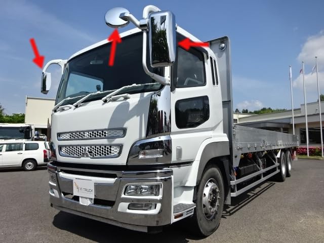 Amazon | 三菱ふそう 17 スーパーグレート メッキ ミラーカバー 4点