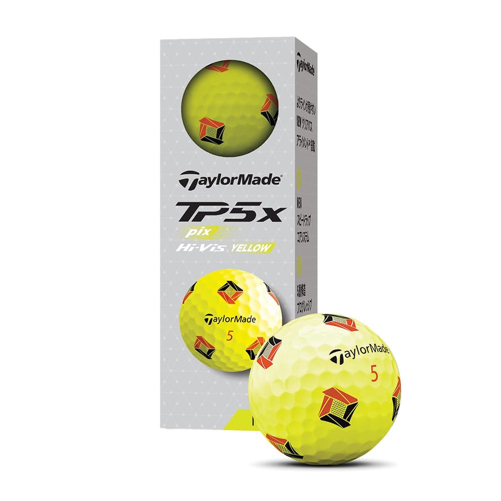 Amazon | テーラーメイド（TAYLORMADE） ゴルフボール TP5x Ye pix
