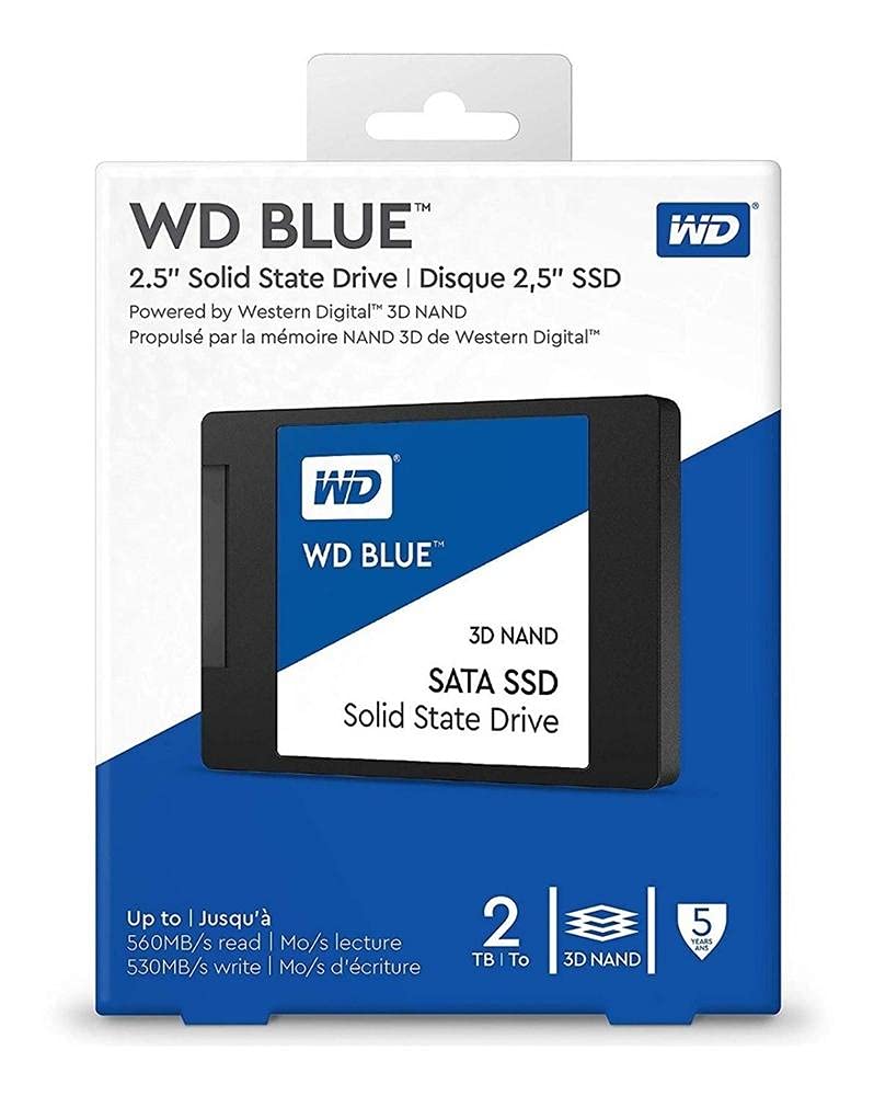 Western Digital 2TB WD azul 3D NAND interno PC SSD - SATA III 6 Gb