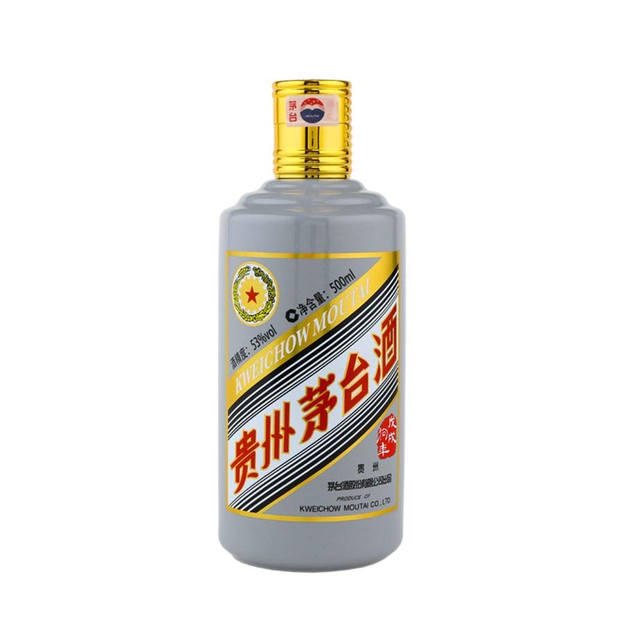 Amazon.co.jp: 貴州茅台酒 戌年ボトル アルコール53度500ml 2018年 箱