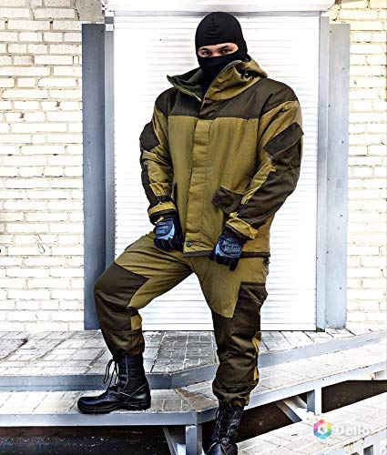 Amazon | ANA ロシア軍実物 山岳部隊 ゴルカ上下セット 迷彩服 戦闘服