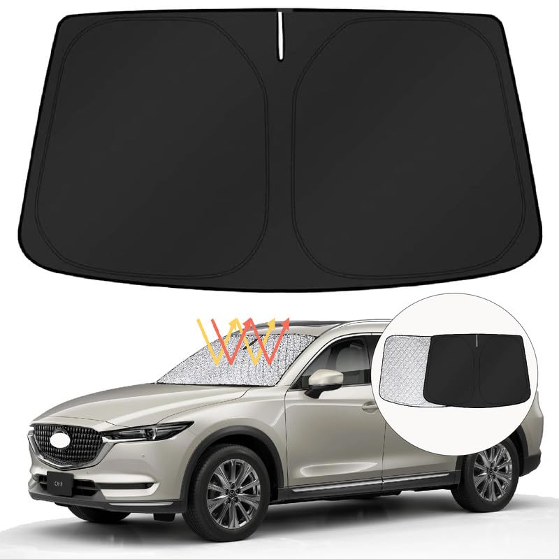 Amazon | マツダ CX-8 サンシェード KG系 フロント シェードカーテン