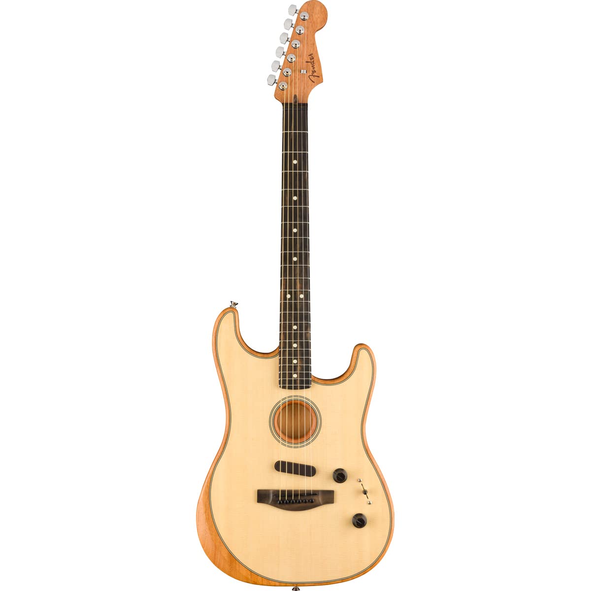 Amazon.com: Fender American Acoustasonic Stratocaster Acoustic