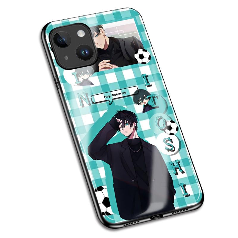 Amazon.co.jp: ブルーロック スマホケース iPhone用ケース 糸師凛 Blue