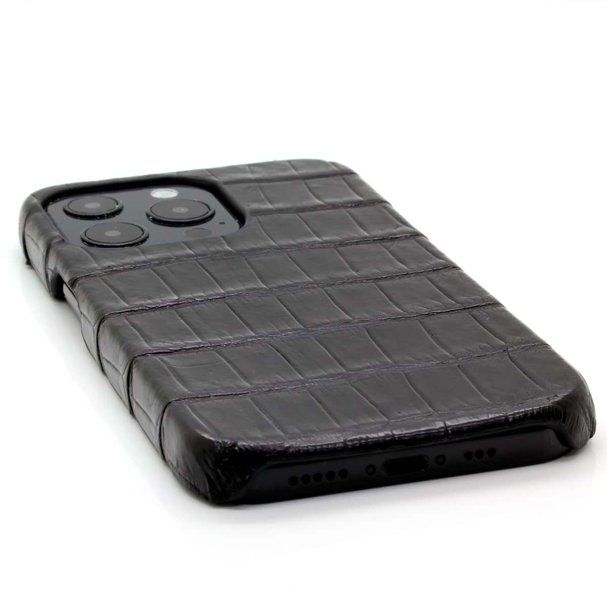 Amazon.co.jp: iPhone14Pro 用 ケース クロコダイル ワニ革