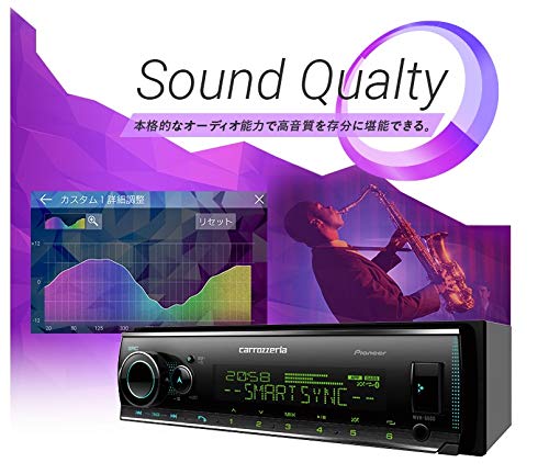 Amazon | Pioneer カーオーディオ MVH-6600 1D メカレス Bluetooth USB