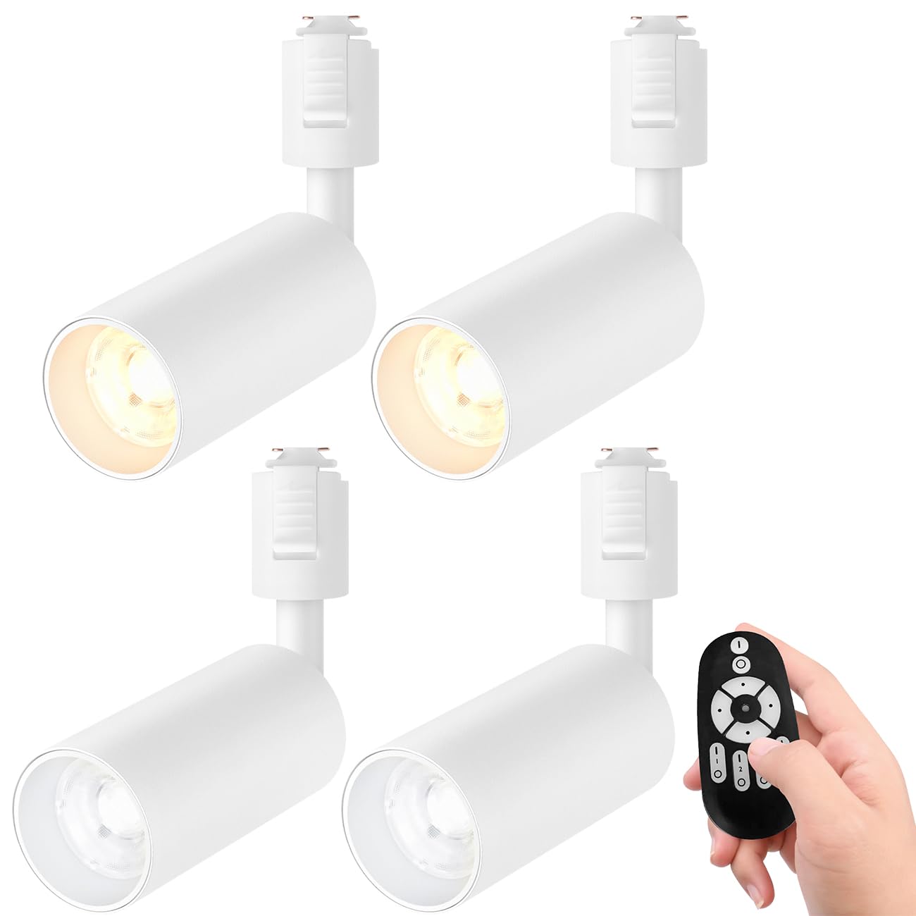 Amazon.co.jp : Pirlamp スポットライト 4個セット ダクトレール用 4.5