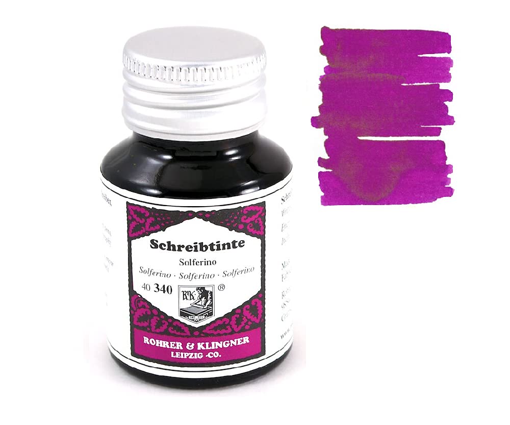 Amazon | Rohrer ＆ Klingner - 50mlボトル万年筆インクセット - 2x