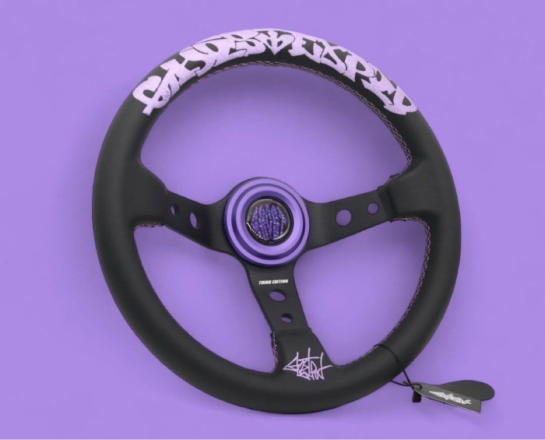 ghost expod ステアリング 未使用 セミディープ ピンク？ ホーン付き