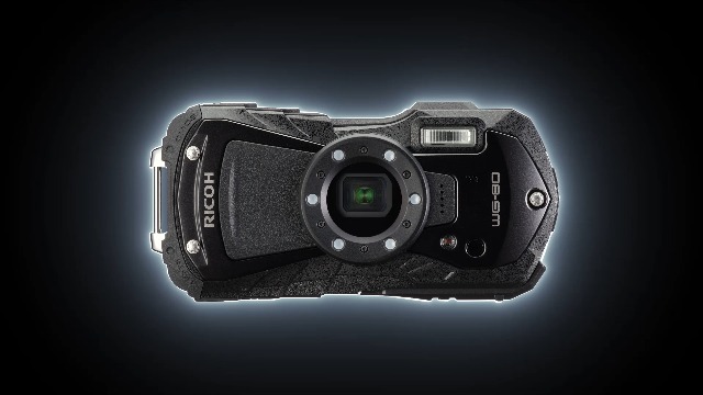 Amazon | RICOH WG-80 BLACK リコー本格防水デジタルカメラ 14m防水