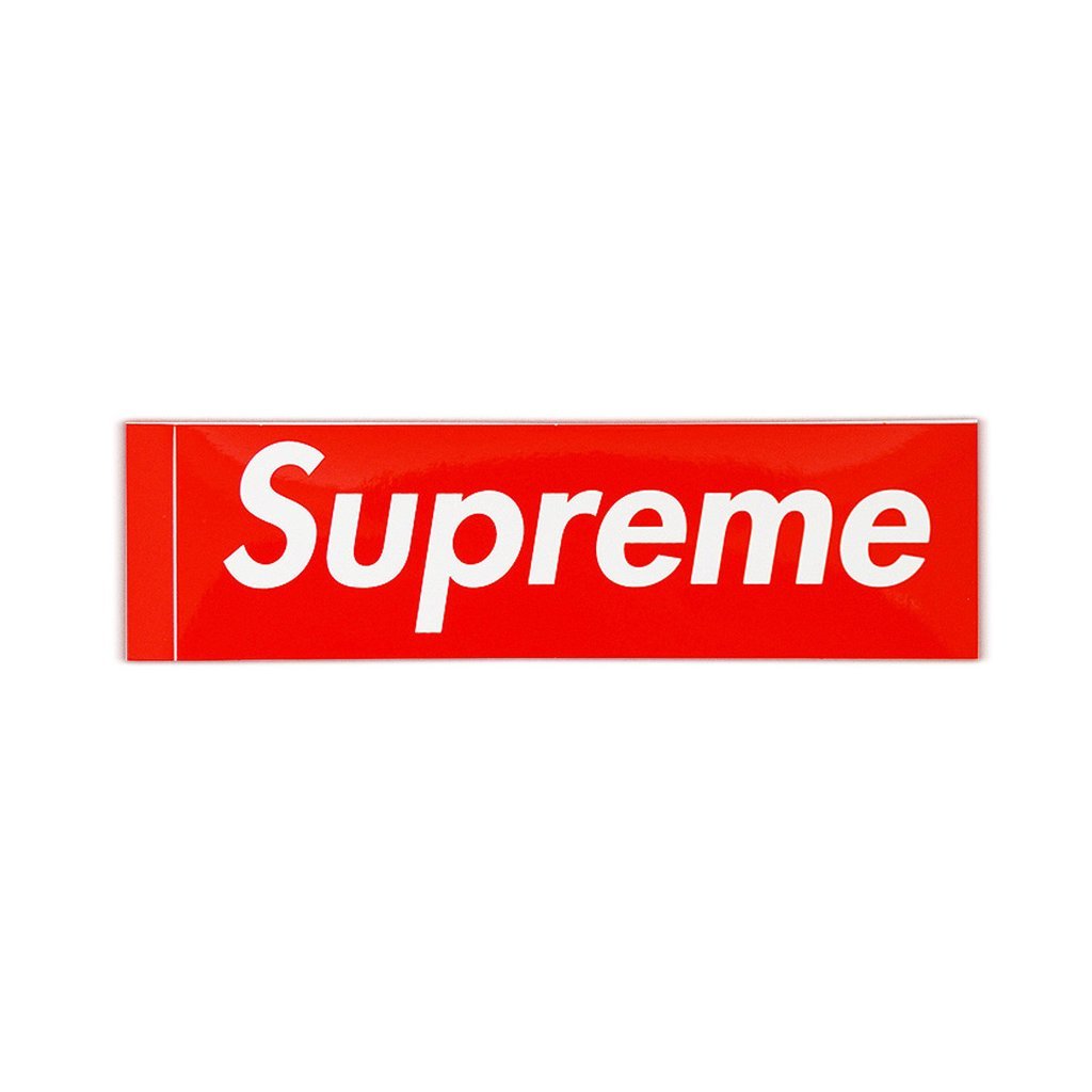 Amazon.co.jp: Supreme(シュプリーム) ボックスロゴ ステッカー レッド