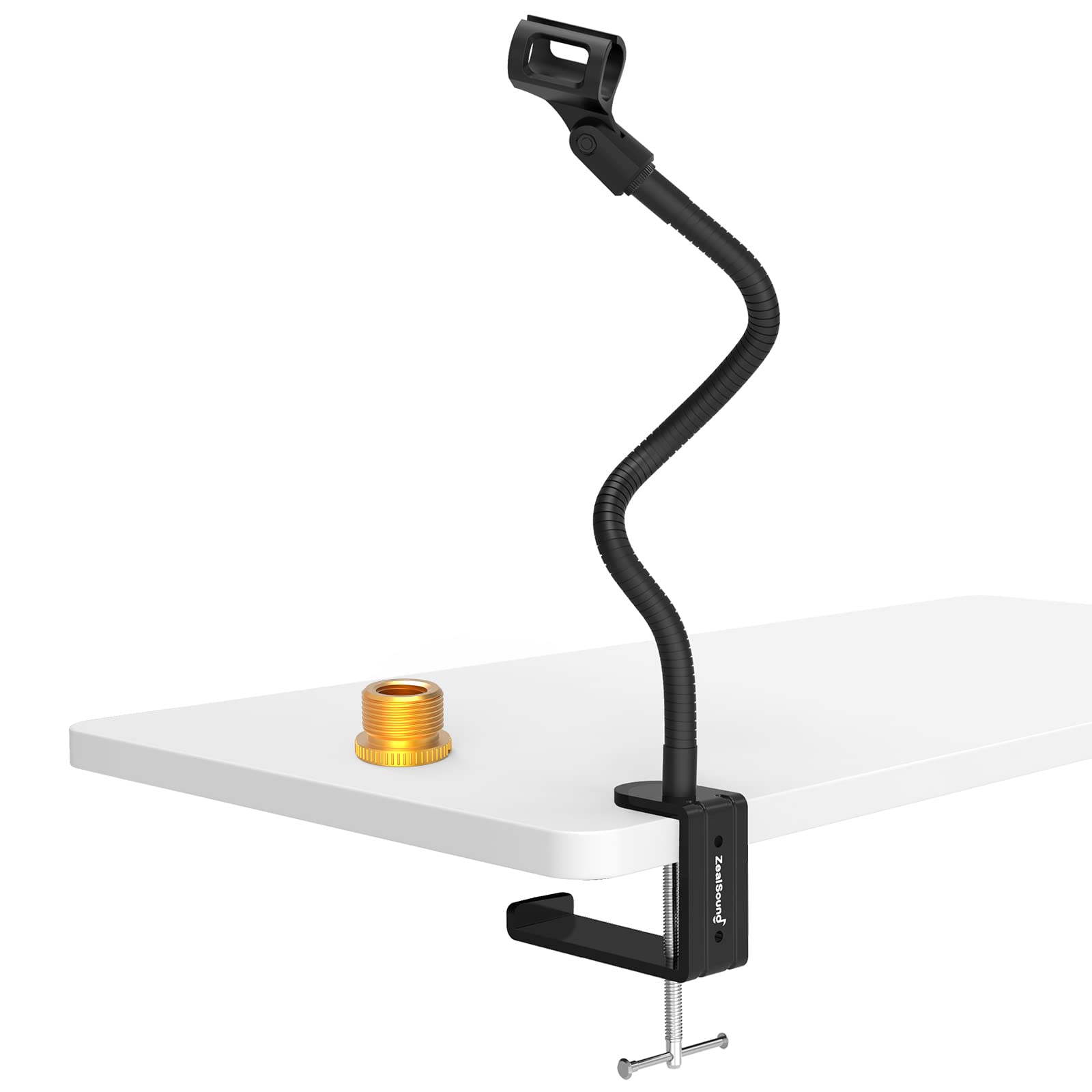 Amazon | ZealSound マイクスタンド マイクアーム 卓上 コンデンサー