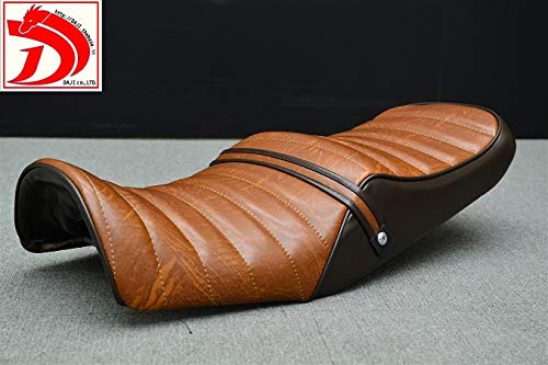 Amazon | XJR400 前期 タックロール シート 茶 レザー ツートン