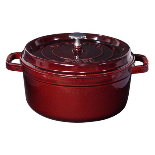 Amazon.co.jp: Staub ストウブ ココット・ラウンド 24cm グレナディン
