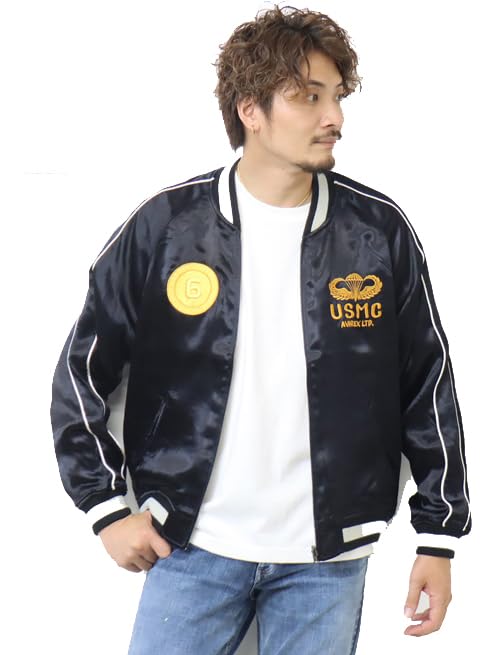 Amazon.co.jp: [アヴィレックス] リバーシブル スカジャン スーベニア