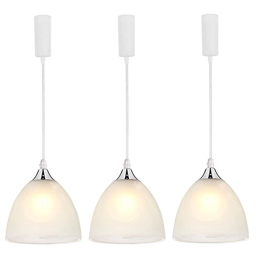 Amazon.co.jp : KIVEN 3個パック ペンダントライト ガラス ダクト
