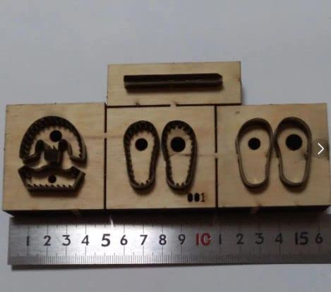 Amazon.co.jp: ミニチュア シューズの抜き型 パンチ型紙レザークラフト