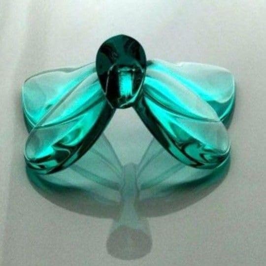 Amazon.co.jp: バカラ ラッキー バタフライ パピヨン 蝶 動物 置物