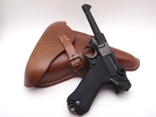 Amazon.co.jp: ドイツ軍 ルガーP08 ホルスター 1938 ブラウン 茶