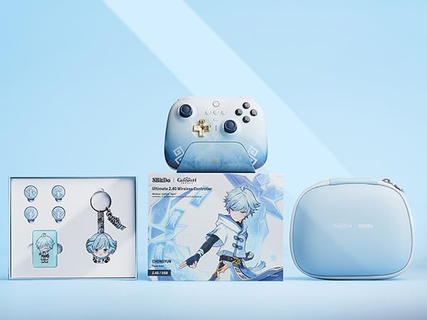 Amazon | 【PC対応】8BitDo Ultimate 2.4G Controller Genshin Impact