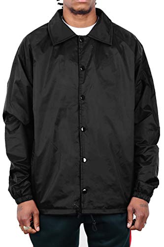 Shaka Wear Men's Coach Jacket – Classic Windbreaker Nylon Water