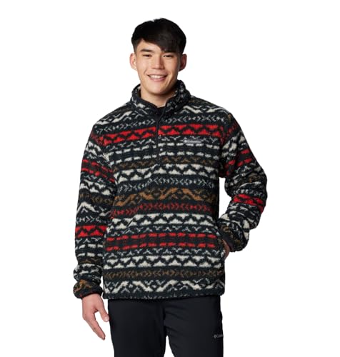 Amazon.com: Columbia Men's Rugged Ridge Half Snap Fleece, Black