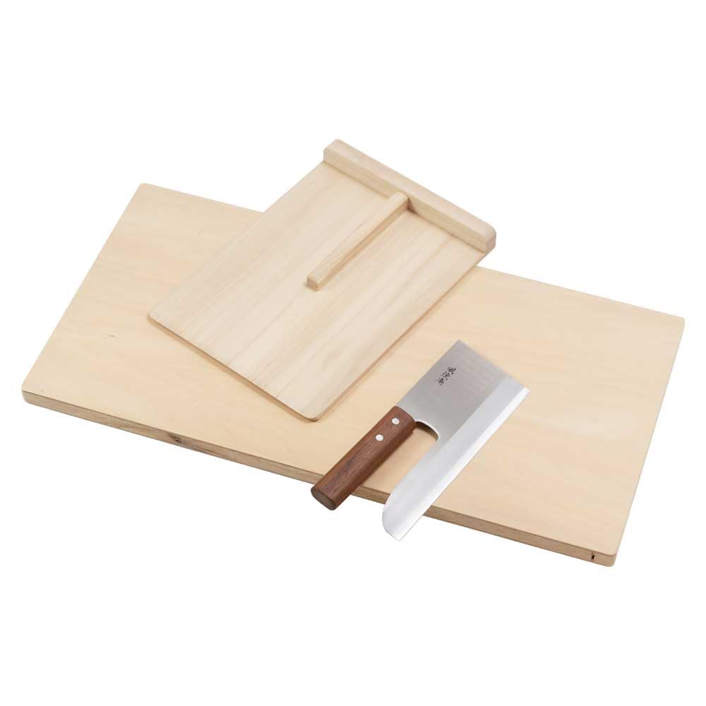Amazon | 手打ちそば・うどん 手作りセット 麺切り包丁・こま板