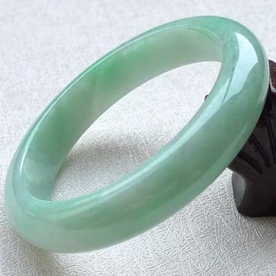 Amazon.co.jp: 本物の中国の翡翠石バングルブレスレットアクセサリー