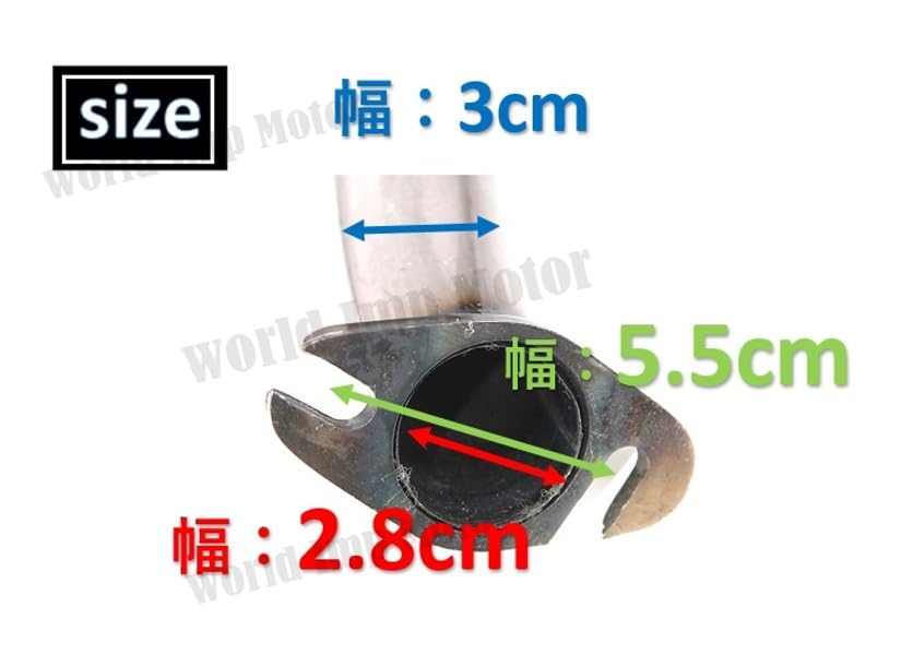 Amazon | ホンダ 縦型 用 ディオ V8 チャンバー マフラー スーパー