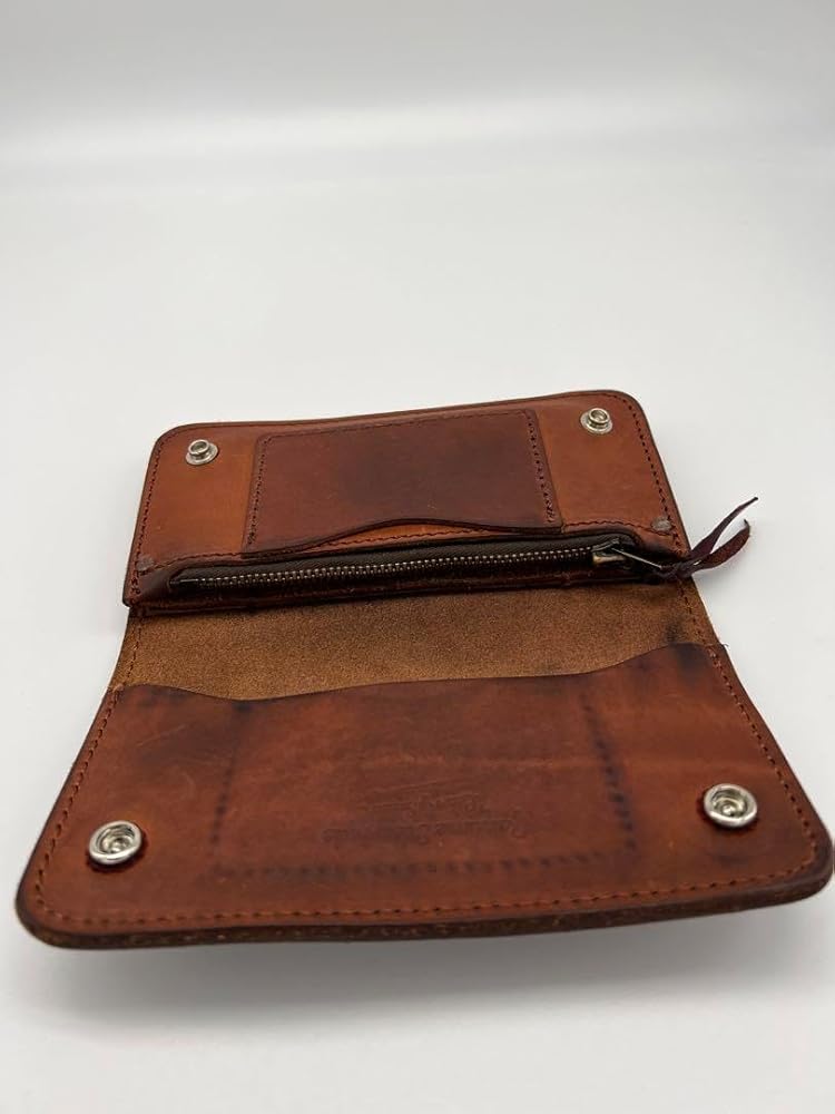 Amazon | LARRY SMITH ラリースミス トラッカーウォレット コンチョ付