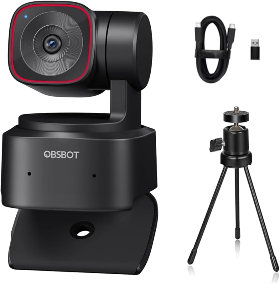 Amazon.com: OBSBOT Tiny 2 Lite AI-Powered 4K UHD PTZ Webcam,1/2