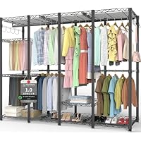 Amazon｜AQRA ハンガー 4層の大容量 ワードローブ 4つの組み立て方法