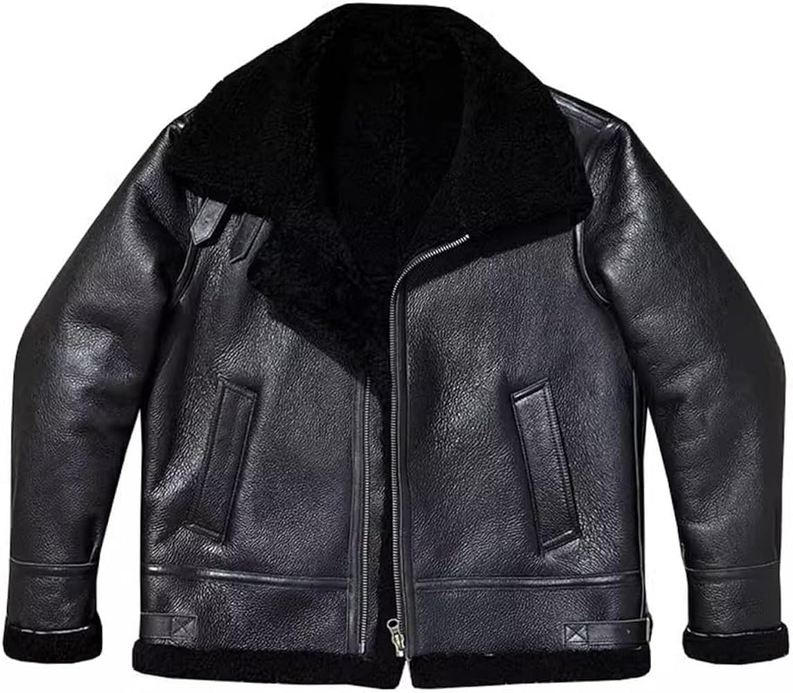 Amazon | [VIIBOY] ムートンジャケット ムートコート B3 フライト