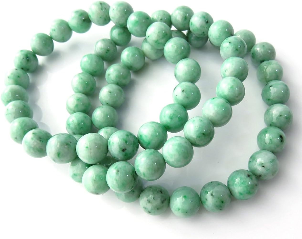 Amazon | [GOLD STONE] 日本の銘石 糸魚川翡翠 ブレスレット 9-9.5mm