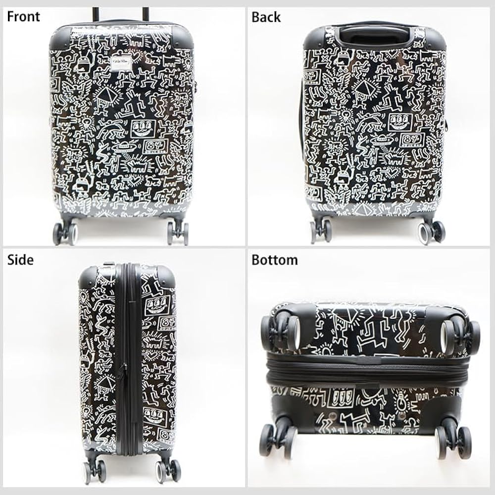Amazon | [Keith Haring] キースヘリング キャリーケース 63L 拡張式