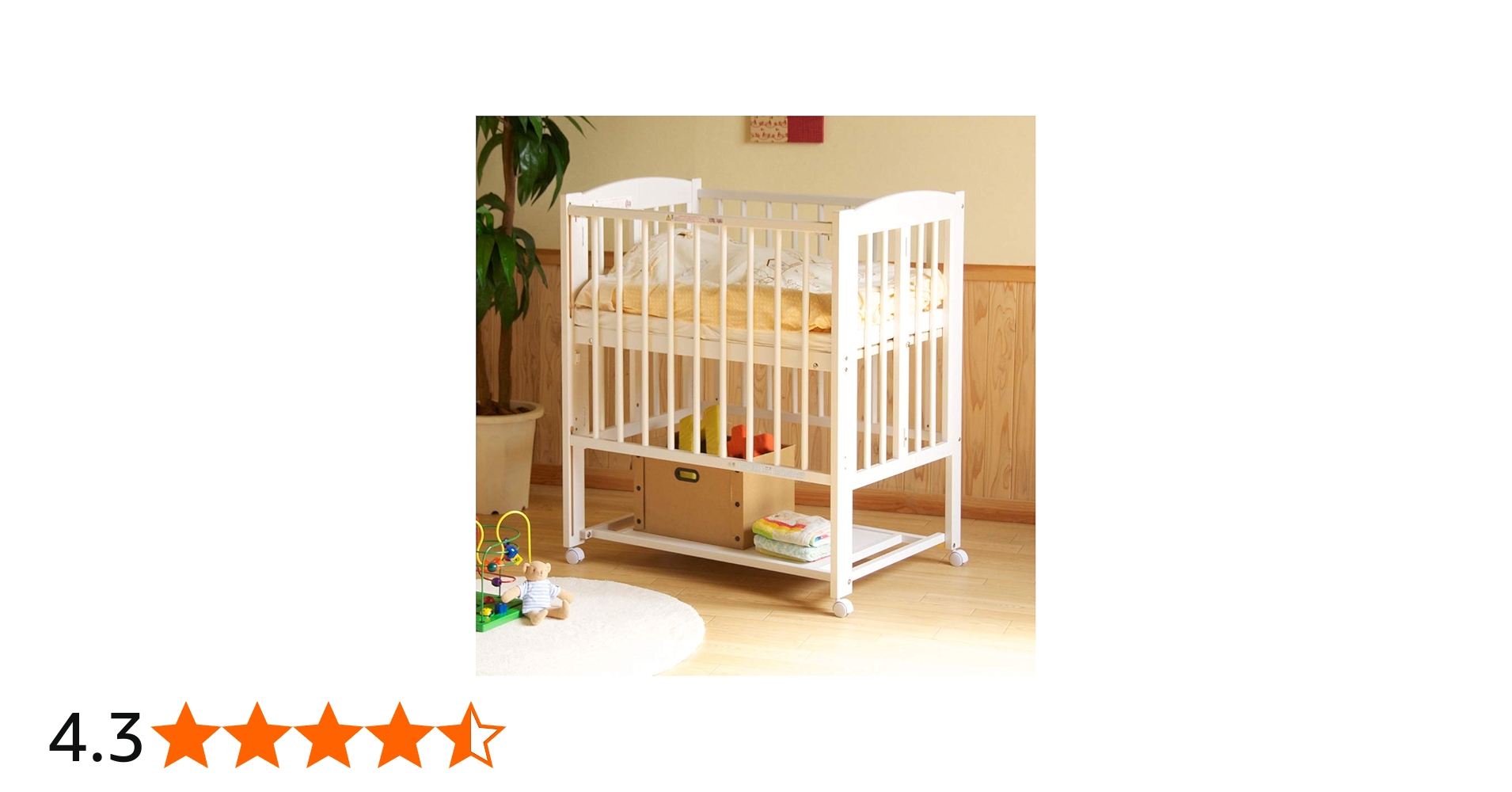 Amazon.co.jp: 日本製ベビーベッド「ミニ ワンタッチハイベッド プチ