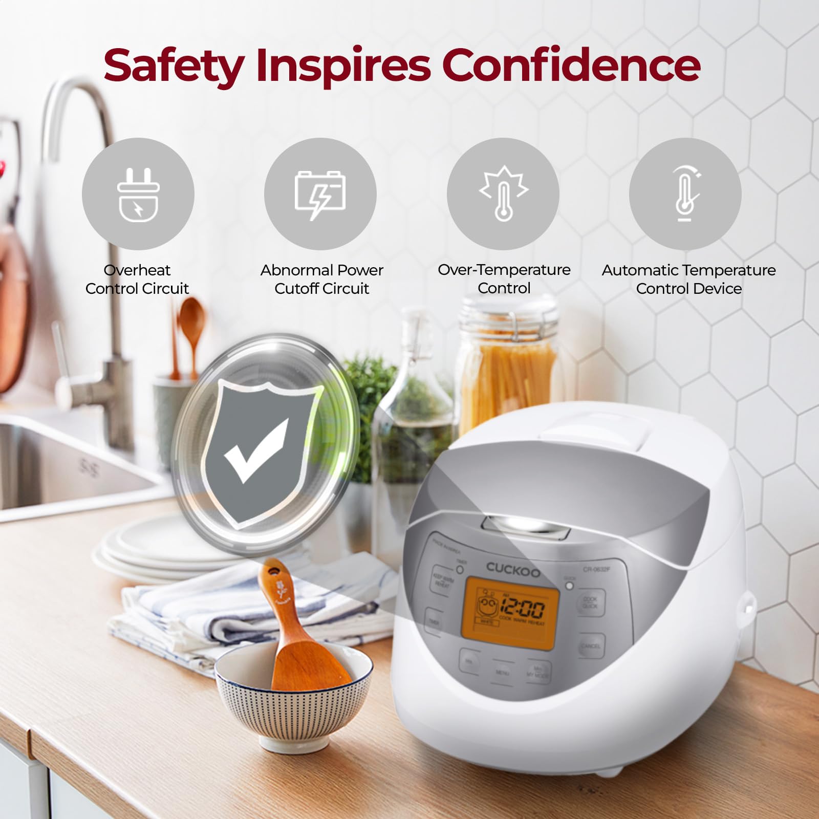 Amazon | CUCKOO Micom 炊飯器 6カップ 未炊き / 12カップ炊飯器 韓国