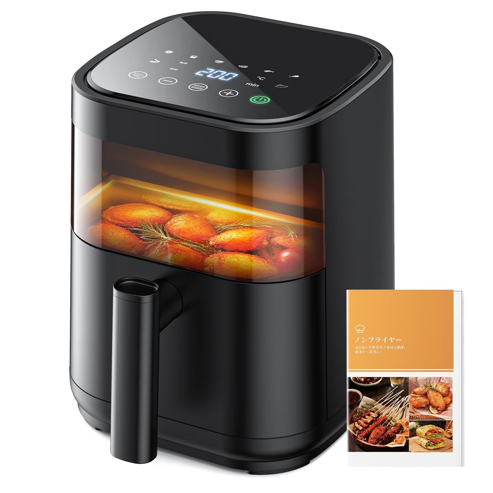 Amazon.co.jp: ノンフライヤー 3L エアーフライヤー air fryer