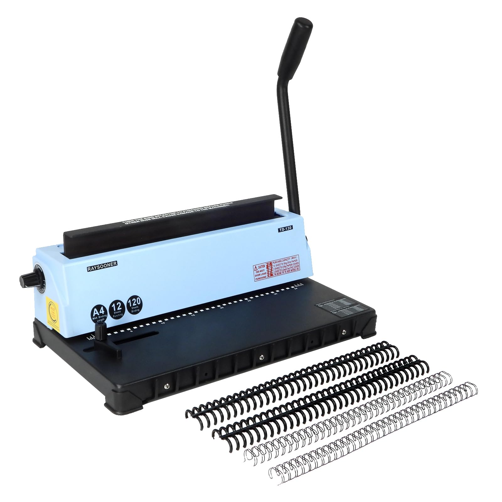 Amazon | RAYSOONER TD-130 製本機 角穴 大型穴あけパンチ パンチング