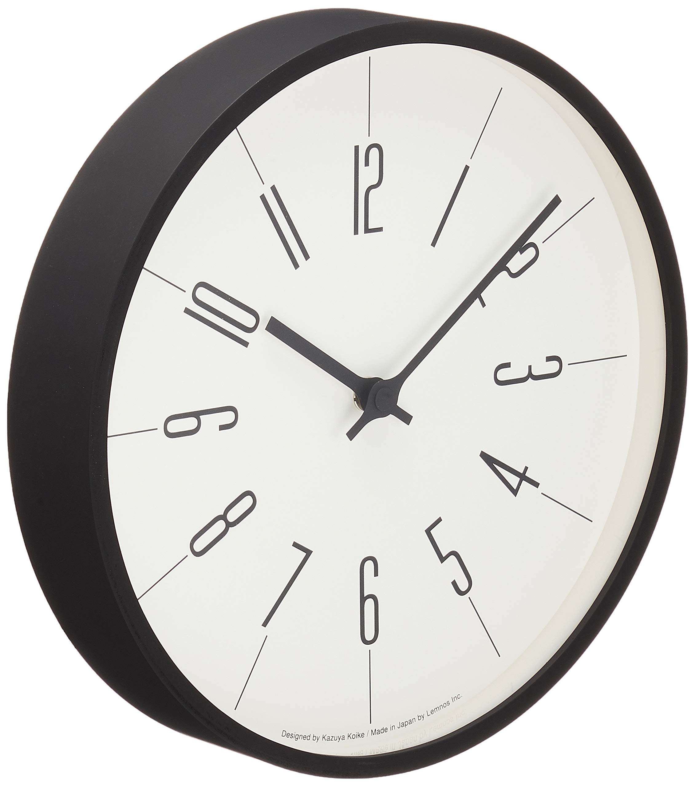 Amazon.co.jp: レムノス 電波時計 アナログ 時計台の時計 Arabic KK13