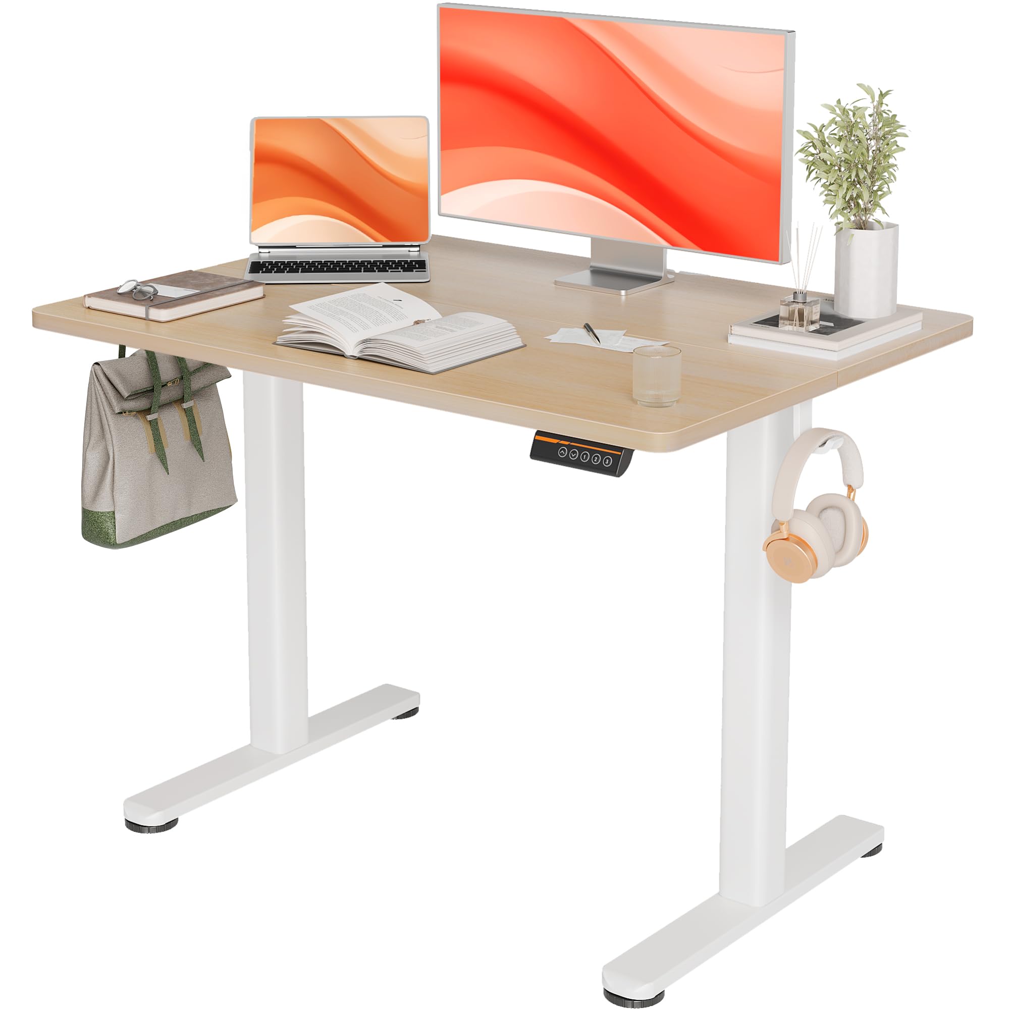 Amazon | Claiks 昇降デスク 初心者向け スタンディングデスク 電動