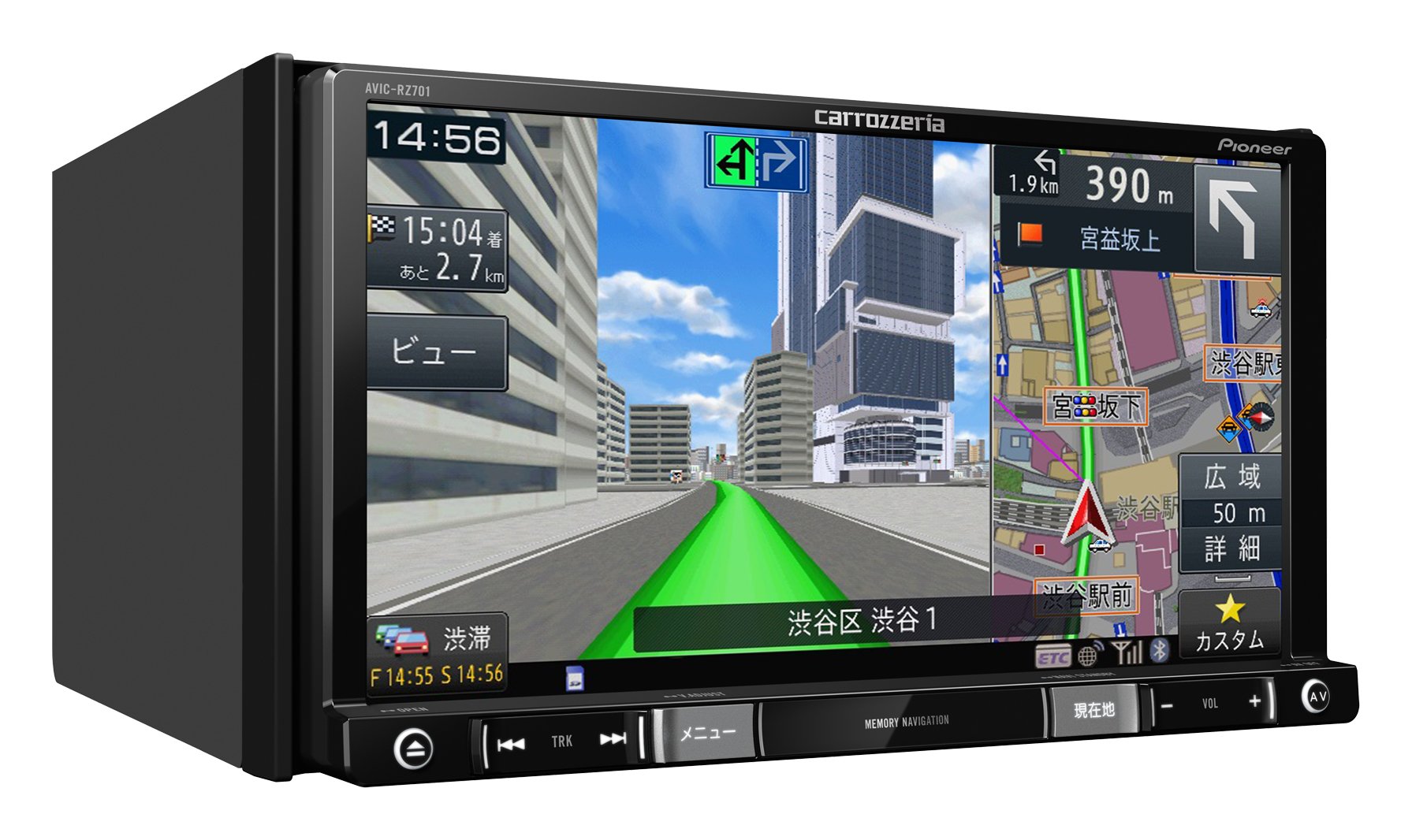Amazon.co.jp: Carrozzeria (Pioneer) AVIC-RZ701 Easy Navigation