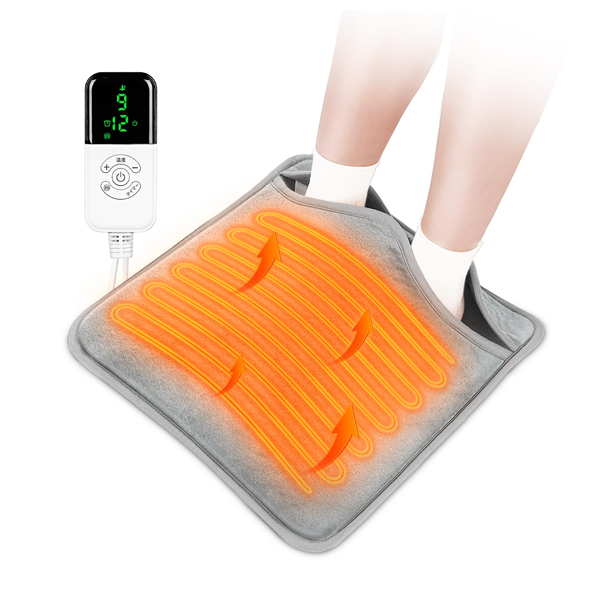 Amazon | Zyvrex 電気足温器 足元ヒーター 2025年革新【9段階温度調節